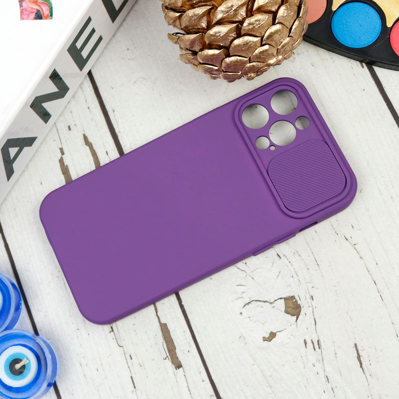 قاب سیلیکونی محافظ لنز کشویی iPhone 12 Pro Max