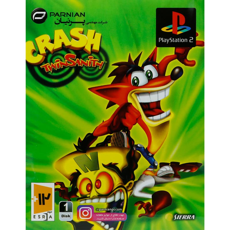 بازی Crash Twinsanity پرنیان مناسب برای PS2