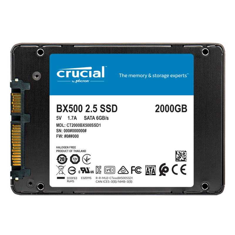 حافظه SSD کروشیال Crucial BX500 2TB