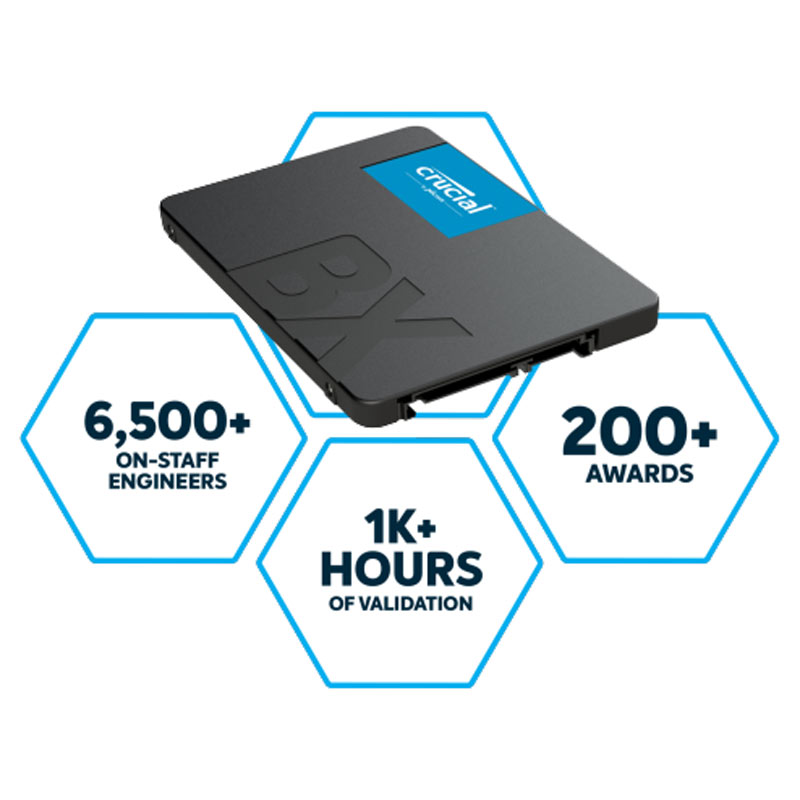 حافظه SSD کروشیال Crucial BX500 2TB