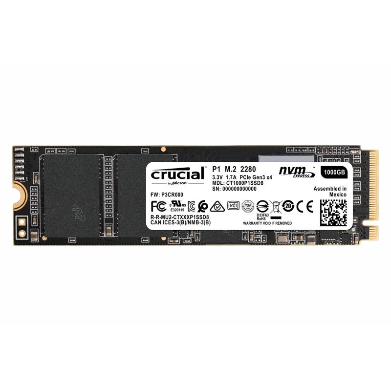 حافظه SSD کروشیال Crucial P1 1TB M.2