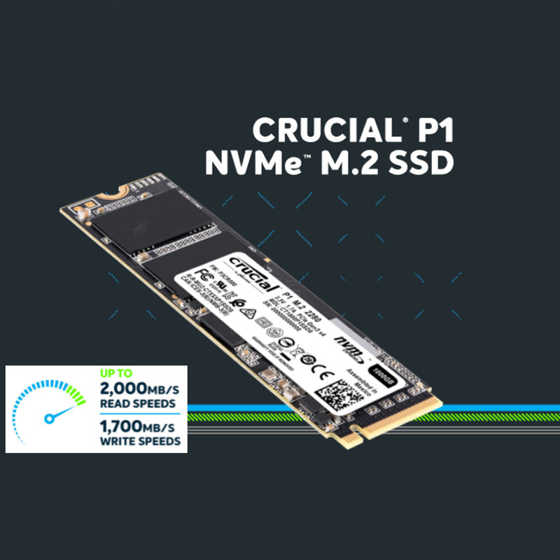 حافظه SSD کروشیال Crucial P1 1TB M.2