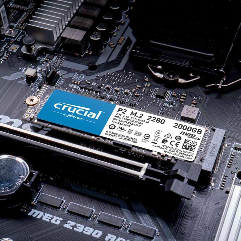 حافظه SSD کروشیال Crucial P2 2TB M.2