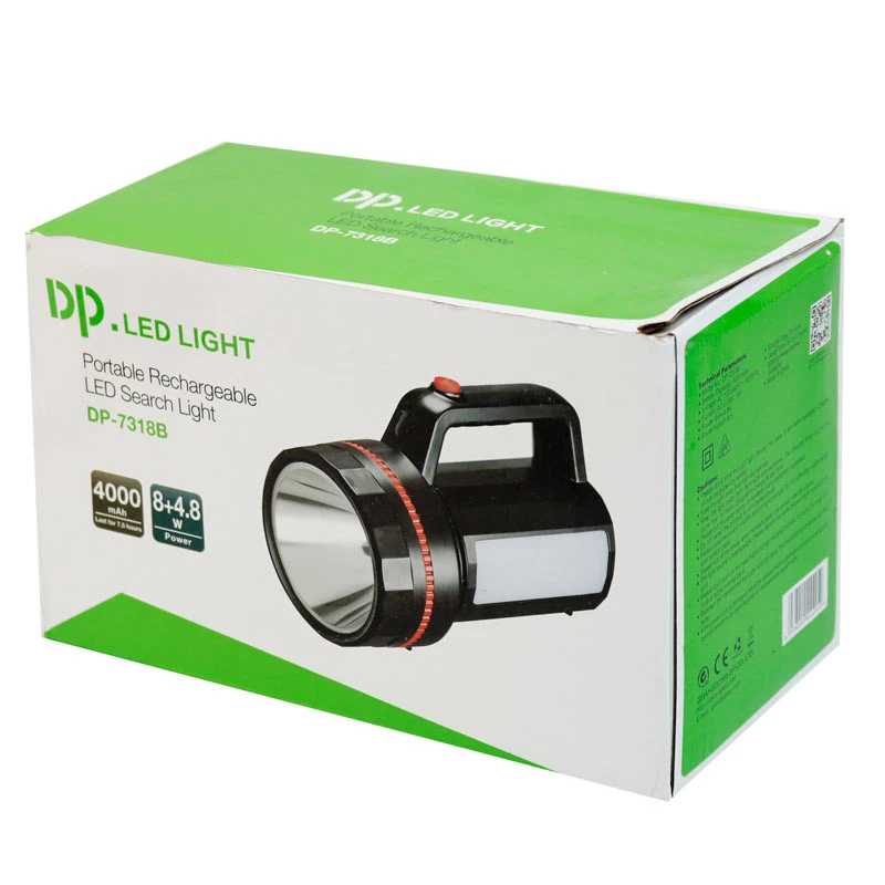 چراغ قوه شارژی 2 کاره DP.LED Light DP-7318B