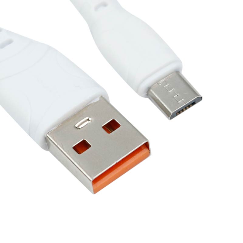 کابل میکرو یو اس بی فست شارژ Denmen D01V 2.4A 1m