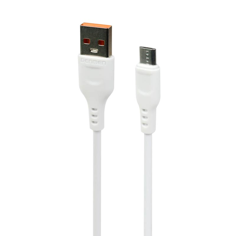 کابل میکرو یو اس بی فست شارژ Denmen D01V 2.4A 1m