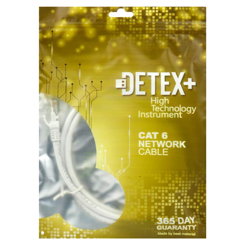 کابل شبکه Detex+ Cat6 1m