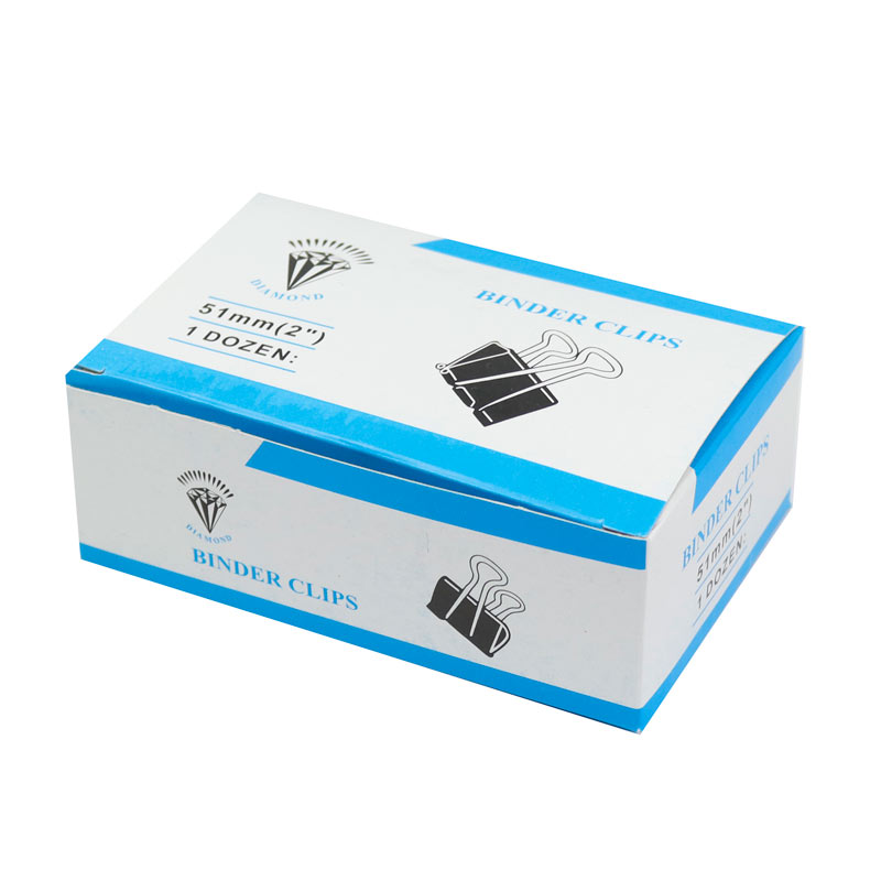 گیره دوبل Diamond 51mm بسته 12 عددی