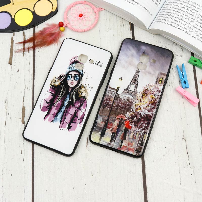 قاب فانتزی برجسته دخترانه سامسونگ A8 Plus سری 1