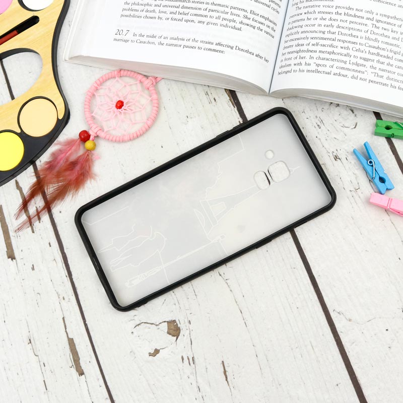 قاب فانتزی برجسته دخترانه سامسونگ A8 Plus سری 1