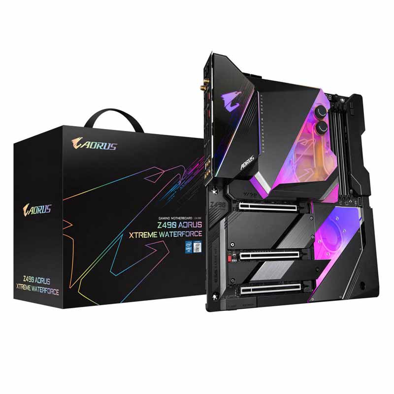 مادربرد گیگابایت AORUS XTREME WATERFORCE Z490 DDR4