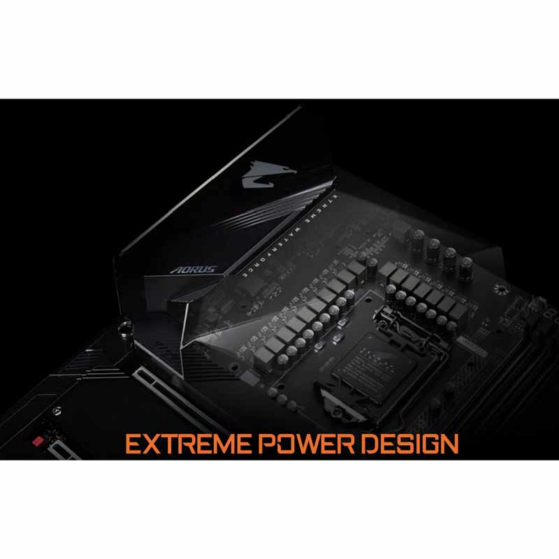 مادربرد گیگابایت AORUS XTREME WATERFORCE Z490 DDR4