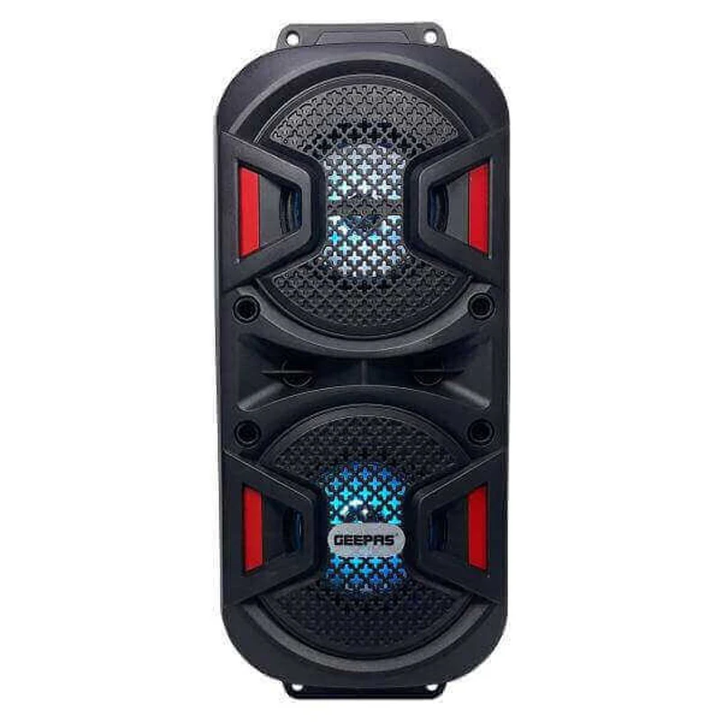 اسپیکر چمدانی بلوتوثی رم و فلش خور Geepas GMS11187 + ریموت کنترل