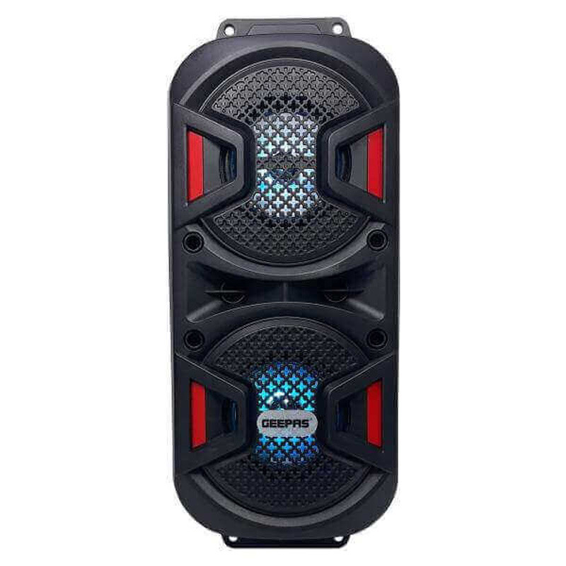 اسپیکر چمدانی بلوتوثی رم و فلش خور Geepas GMS11187 + ریموت کنترل