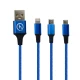 کابل 3 سر فست شارژ HSX-082 3.1A 1.2m