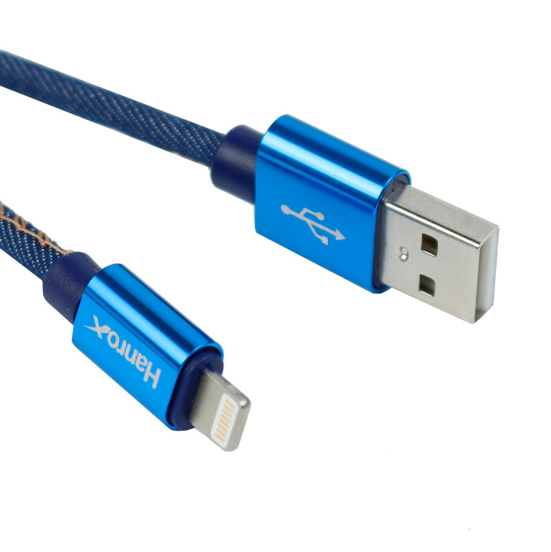 کابل آیفونی فست شارژ Hanrox C80 3A 1m