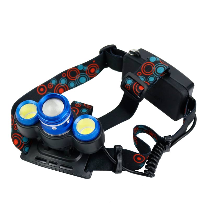 چراغ پیشانی هدلایت شارژی 3 کاره 4 حالته Headlight