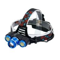 چراغ پیشانی هدلایت شارژی 3 کاره 4 حالته Headlight