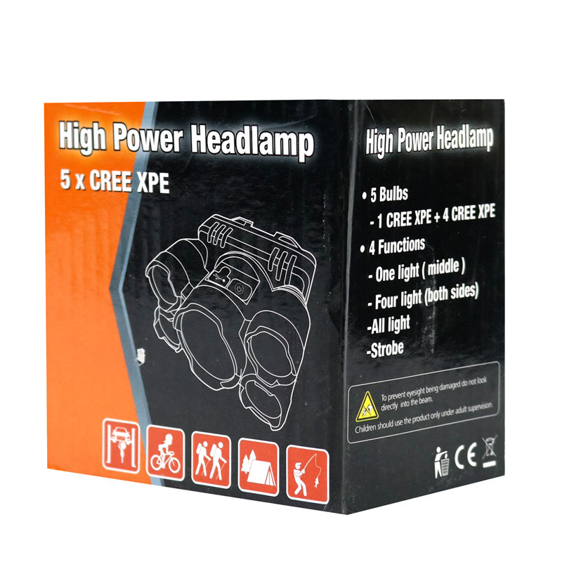 چراغ قوه پیشانی هدلایت شارژی مهتابی High Power Headlamp