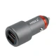 شارژر فندکی فست شارژ Hiska CC-307Q 3A QC3 + کابل آیفونی