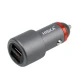 شارژر فندکی فست شارژ Hiska CC-307Q 3A QC3 + کابل میکرو یو اس بی
