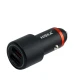 شارژر فندکی فست شارژ Hiska CC-307Q 3A QC3 + کابل میکرو یو اس بی