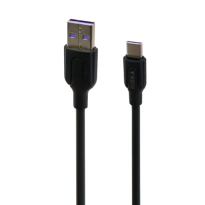 شارژر فندکی فست شارژ Hiska CC-307Q 3A QC3 + کابل Type-C