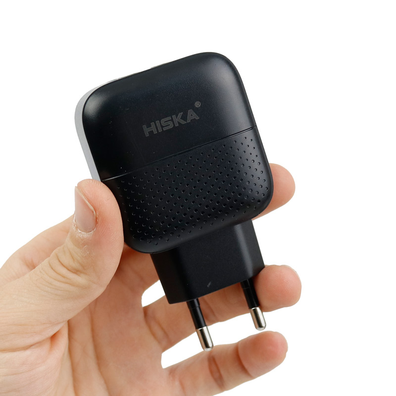 شارژر دیواری فست شارژ Hiska H-111Q QC3 3A + کابل میکرو یو اس بی