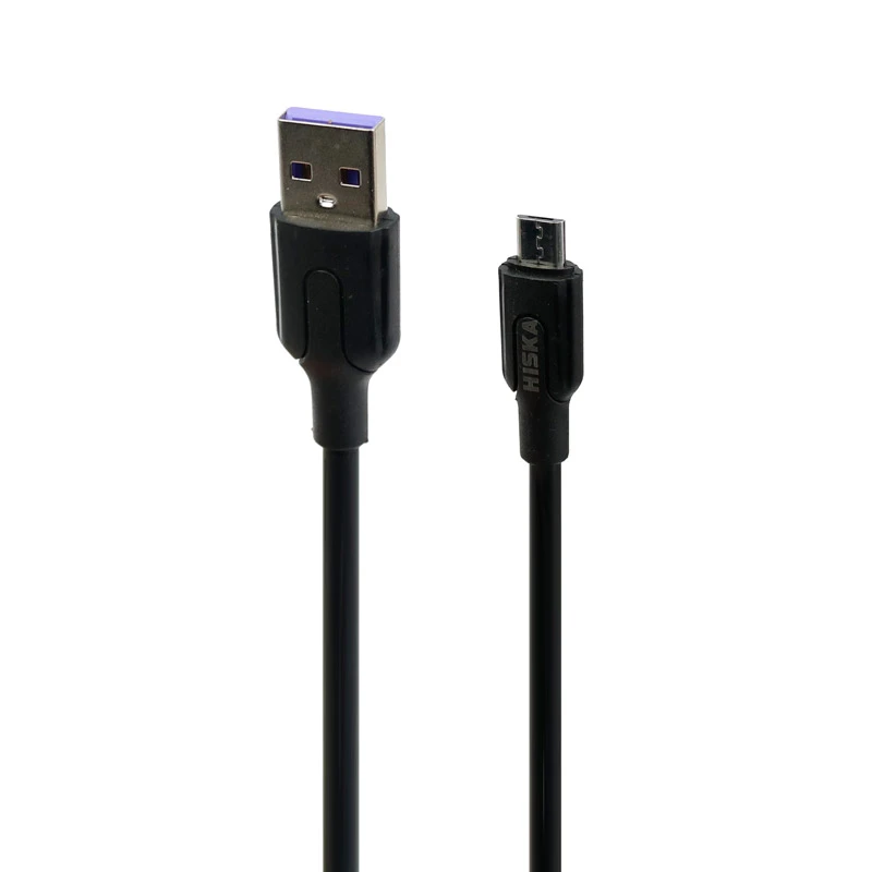 شارژر دیواری فست شارژ Hiska H-111Q QC3 3A + کابل میکرو یو اس بی