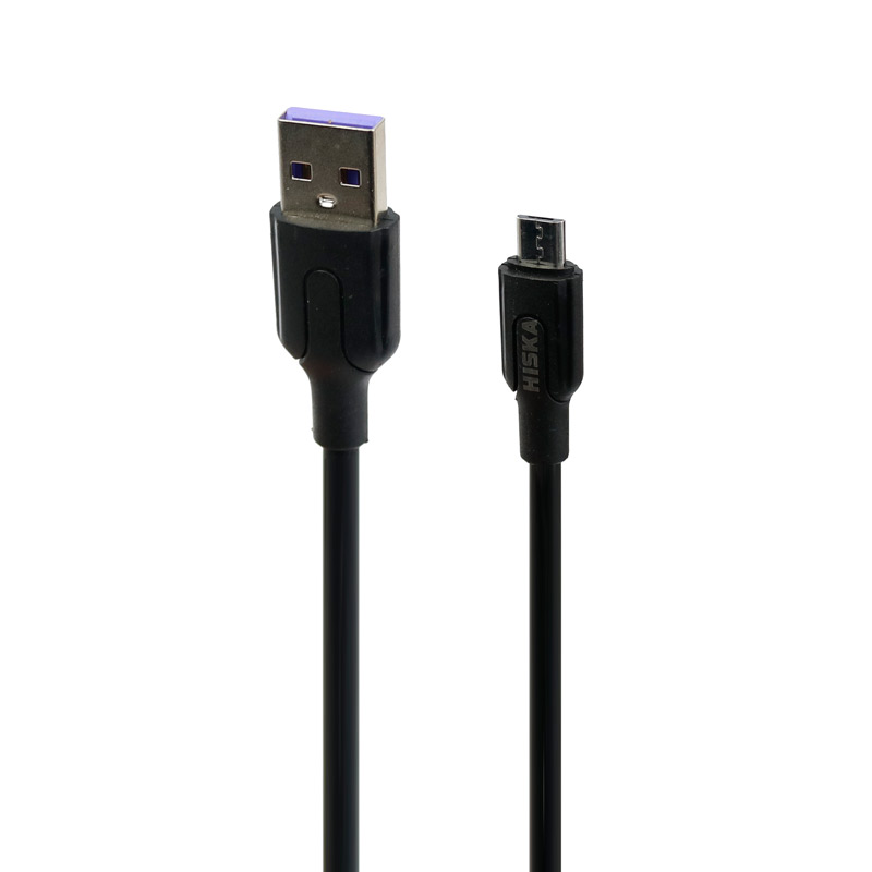 شارژر دیواری فست شارژ Hiska H-111Q QC3 3A + کابل میکرو یو اس بی
