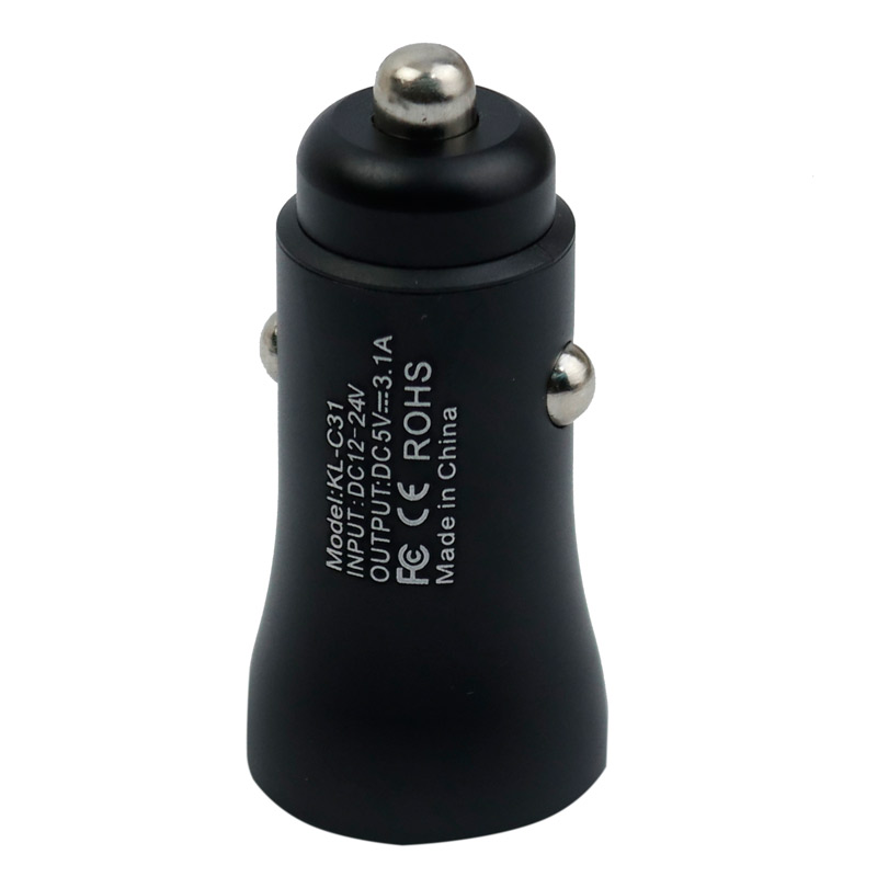 شارژر فندکی Hiska KL-C31 3.1A + کابل Type-C