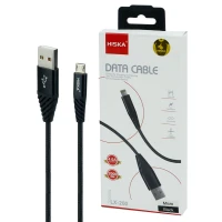 کابل میکرو یو اس بی فست شارژ Hiska LX-200 4A 2m