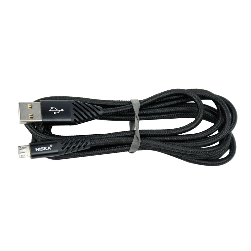 کابل میکرو یو اس بی فست شارژ Hiska LX-200 4A 2m
