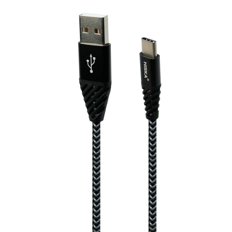 کابل تایپ سی فست شارژ Hiska LX-200 4A 2m