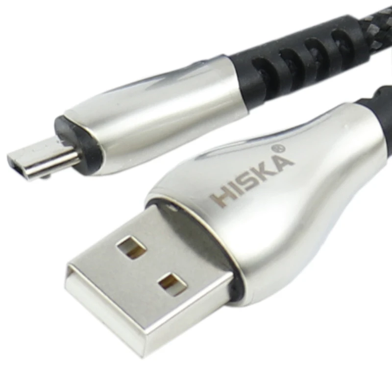 کابل میکرو یو اس بی فست شارژ Hiska LX-288 2.4A 1m