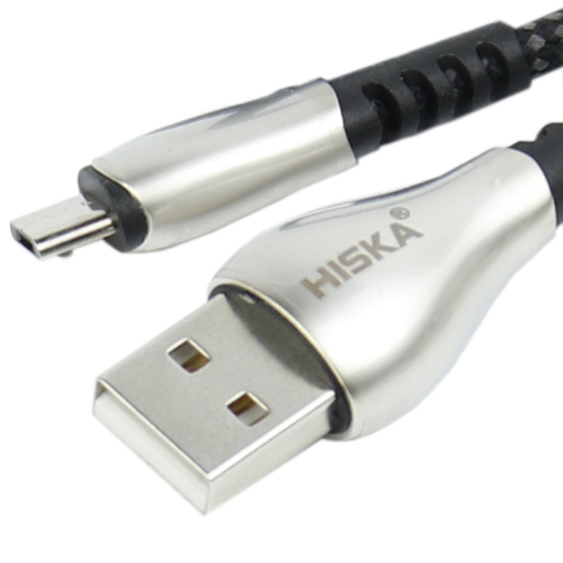 کابل میکرو یو اس بی فست شارژ Hiska LX-288 2.4A 1m