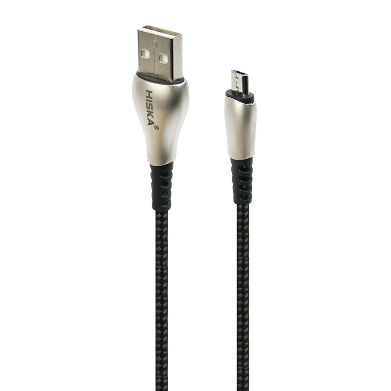 کابل میکرو یو اس بی فست شارژ Hiska LX-288 2.4A 1m