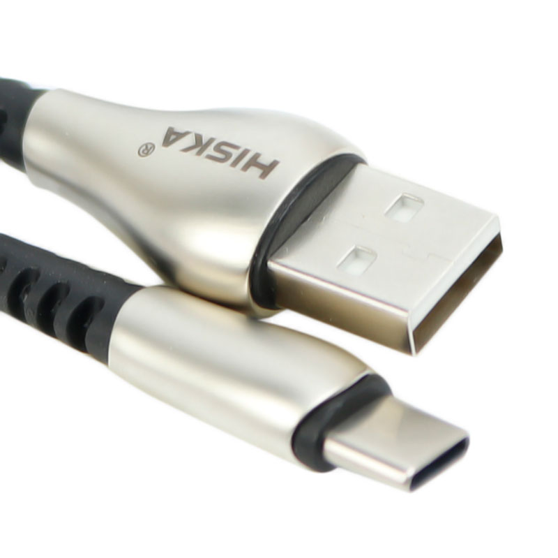 کابل تایپ سی فست شارژ Hiska LX-288 2.4A 1m