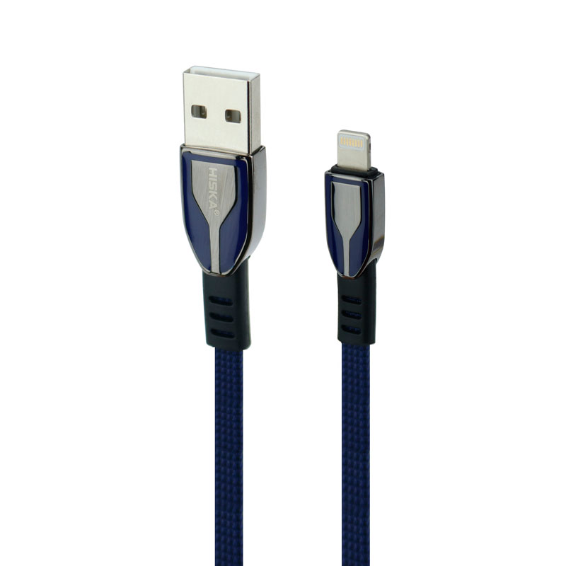 کابل آیفونی فست شارژ Hiska LX-293 5A 1m