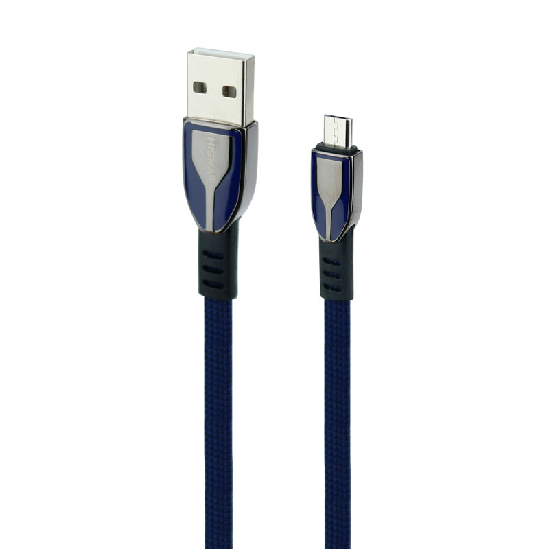 کابل میکرو یو اس بی فست شارژ Hiska LX-293 5A 1m