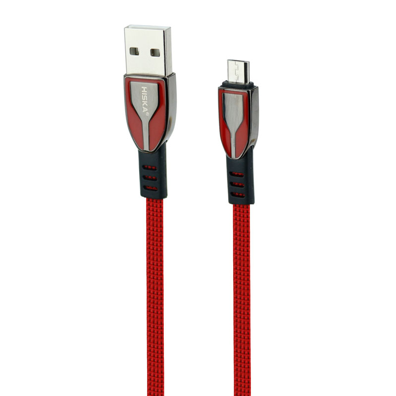کابل میکرو یو اس بی فست شارژ Hiska LX-293 5A 1m