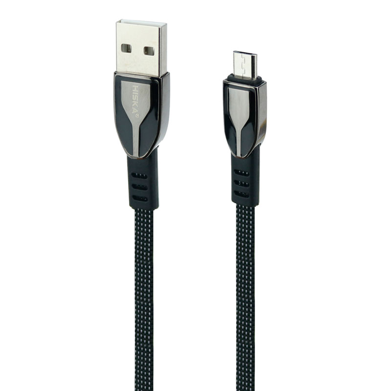 کابل میکرو یو اس بی فست شارژ Hiska LX-293 5A 1m