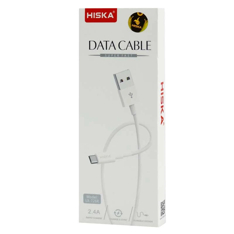 کابل میکرو یو اس بی Hiska LX-726R 2.4A 1m
