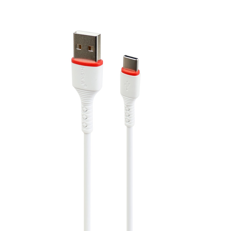 کابل تایپ سی فست شارژ Hiska LX-728R 2.4A 1m