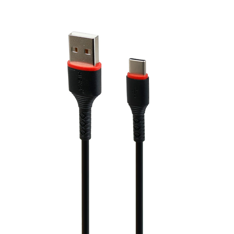 کابل تایپ سی فست شارژ Hiska LX-728R 2.4A 1m