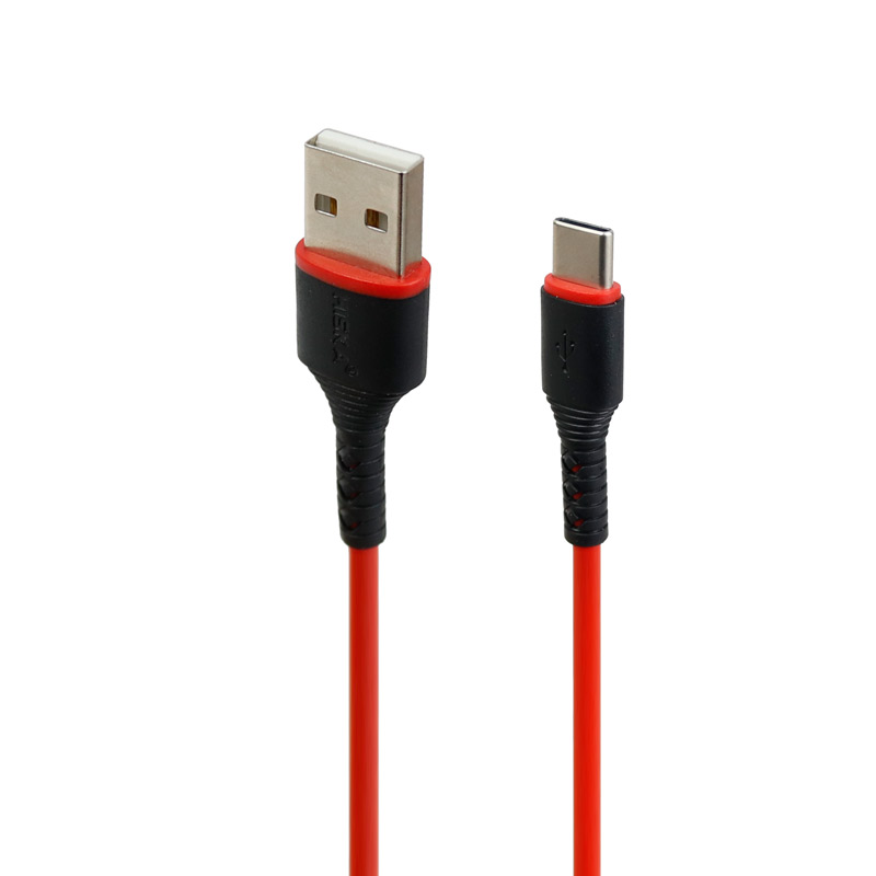 کابل تایپ سی فست شارژ Hiska LX-728R 2.4A 1m