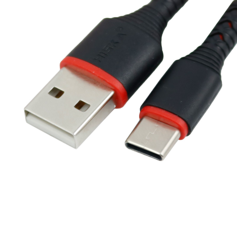 کابل تایپ سی فست شارژ Hiska LX-728R 2.4A 1m