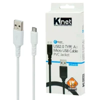 کابل میکرو یو اس بی فست شارژ K-net K-CUM02012 1.2m