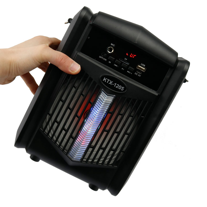 اسپیکر بلوتوثی رم و فلش خور KTX-1205 + میکروفون و ریموت کنترل