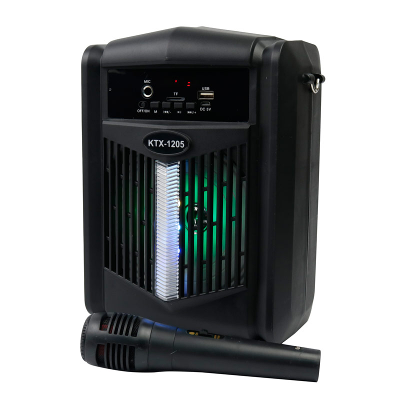 اسپیکر بلوتوثی رم و فلش خور KTX-1205 + میکروفون و ریموت کنترل